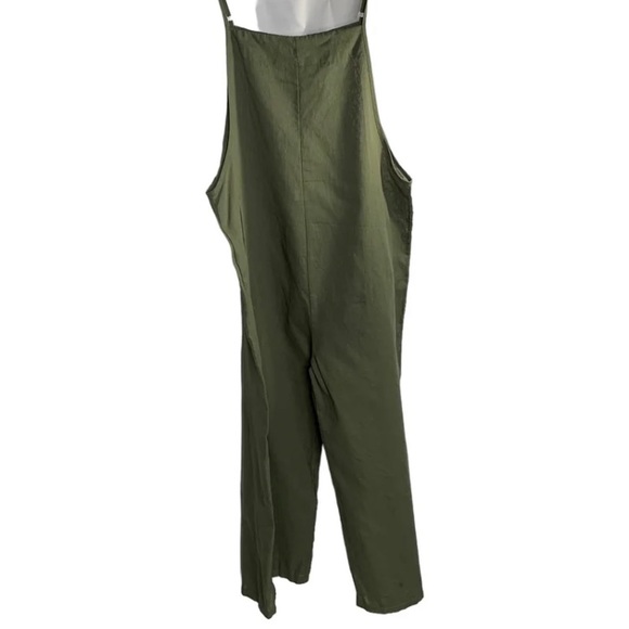 Women’s medium olive green jumpsuit - Picture 4 of 8